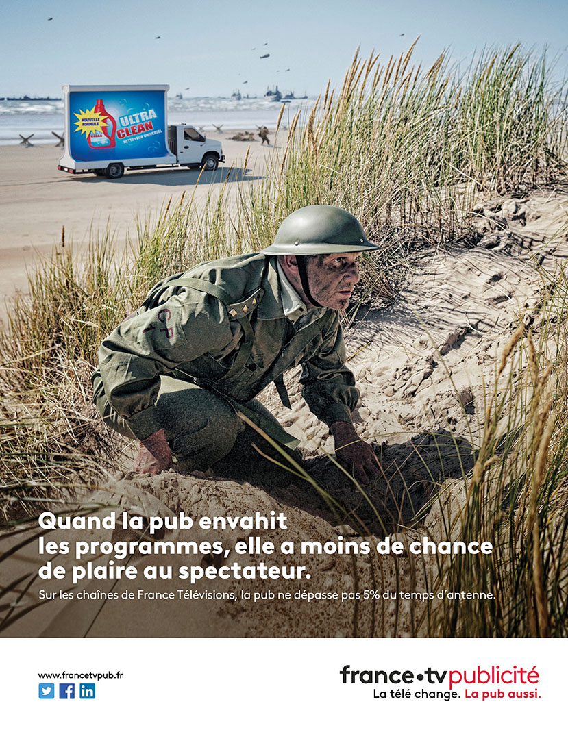 Quand la pub envahit les programmes, elle a moins de chance de plaire au spectateur