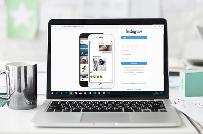 Instagram Entreprise Ordinateur Stratégie Communication