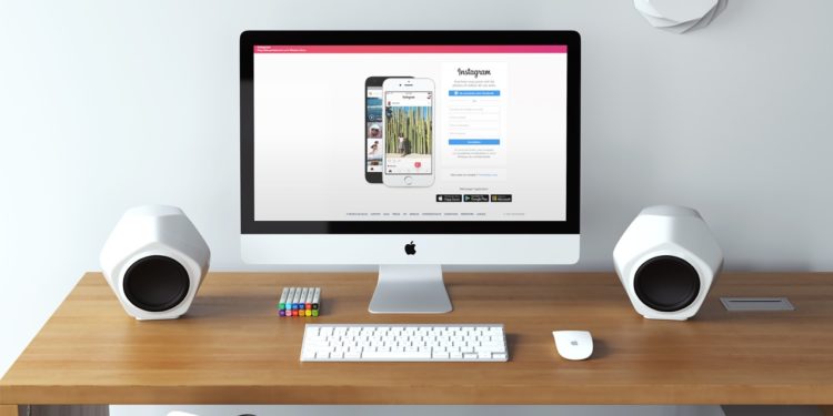 Ordinateur instagram entreprise communication strategie