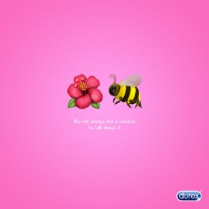 campagne fictive lebinomecrea durex emoji agence akinai communication 2019