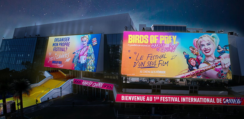 biborg-warner-bros-birds-of-prey-festival-de-quinn-cannes-agence-akinai-2020